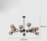 Lampe de salon nordique en verre lustre