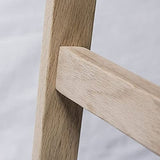 MOB-IN Tabourets de Bar Îlot Central Bois et Blanc Riva 65cm | Lot de 4