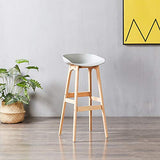 Designetsamaison Lot de 2 chaises Hautes Grise - Bera