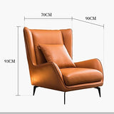 gnat Canapé Unique, Applique en Cuir, Fauteuil Canapé Fauteuil, Lounge Familial inclinable, for Meubles Salon Chambre à Coucher Maison Bureau (Color : A)