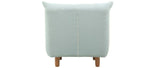 Miliboo Fauteuil scandinave Menthe à l'eau Yumi