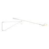 FYBAO Applique rétro Bascule Lampe réglable Mur Long Bras paroi Grenier de Fer Industriel léger personnalité E27 Lampe Murale créative,Blanc,150CM