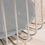 Interlink 50100160 Rivoli Table Basse Métal Cappuccino 50 x 50 x 50 cm