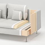 Ikea SÖDERHAMN Fridtuna Canapé 1 place Beige clair