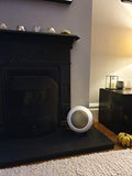 UB+ Enceinte Bluetooth Eupho E2 Légère - Haut-Parleur Connecté Portable - Autonomie 30 h - Basses Puissantes - Speaker sur Pied ou de Table - Baffle Intérieur et Extérieur - Port USB - Blanc
