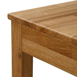 Krok Wood Table à Manger en chêne Tomas en Bois Massif (110 x 75 x 75 cm)