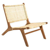 Fauteuil Timor - Teck & rotin - Atmosphera créateur d'intérieur