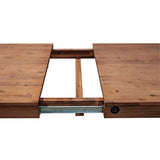 Meubletmoi Table Repas Extensible Style Industriel/Structure métal et Plateau en Bois d'acacia / 160/210 x 90 cm/Facture et Finitions soignées – Collection Workshop