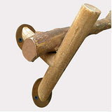 Porte manteau Porte-manteau mural rétro, Cintre de branche d'arbre en bois, Tringle à vêtements suspendue de décoration murale, Présentoir de vêtements pour magasin de vêtements/maison
