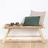 Banc en bois massif d'intérieur | Bohème Chic 100cm