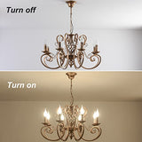 Ganeed lustres, 8 lumières bronze français pays pendentif lustre, luminaire suspendu en métal Vintage rustique luminaire suspendu réglable, salon lumière, lustre de cuisine