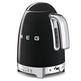 Smeg Bouilloire électriques KLF04BLEU Noir, Plastique/INOX