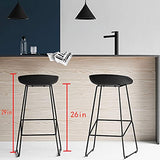 La chaise de bar est très facile à nettoyer, et la structure en fer laminé à froid est très facile à nettoyer. Matériaux épais, ingénierie humaine