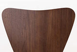 Chaise Empilable Calisto en Bois - Assise Ergonomique - Chaise de Salle d'Attente en Bois Chaise, Hauteur Assise 45 cm -Couleurs au Choix:, Couleur:Noyer
