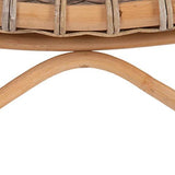 Tousmesmeubles Fauteuil en Rotin tressé - EKE - L 68.50 x l 75.50 x H 75 - Neuf