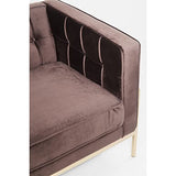 Canapé Loft marron 3 places Kare Design