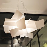Koalala Après La Personnalité Créative Moderne Nordique Arts Restaurant Bar Big Bang Acrylique Blanc Lampe Lustre D'Empilage