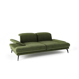 Siblo Canape 2 Places - Deli 2 Collection Meubles de Salon - Confortable Canapé Convertible - Canapé 2 Places - Vert - 215x112x83 cm