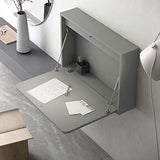Meubles ROS Bureau Mural Rabattable - 54x78,4x16,5 cm - Blanc