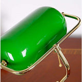 Lampe de Banquier - Verre Opaline - 38 CM - Chaînette