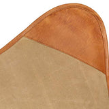 vidaXL Butterfly Fauteuil Papillon en Cuir véritable Marron