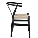 Fauteuil Simple en Osier Fait à la Main - Chaise de Salle à Manger en Bois Massif Mobilier de Restaurant Occidental Chaise de café Chaise de Cuisine et de Salle à Manger en Bois médiévale