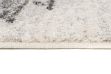 Tapiso Ethno Tapis Salon Chambre Jeunes Crème Gris Motif Ethnique Aztèque Géométrique Zigzags Moucheté Doux 300 x 400 cm