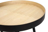 By Demeyere « Holly » Tables Basses gigognes en Bois à Motif (Noir)