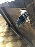 Coffre au trésor en bois avec 4 roues Style vintage - Couvercle rabattable et espace de rangement. 80x45x45 cm. Solide, Stable - aucun assemblage requis - table