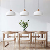 tomons Suspension LED Plafonnier Blanc Scandinave Moderne Style Simple pour Restaurant Salle à manger Restaurant