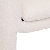 Fauteuil Kunjo - Bouclette - Blanc - Atmosphera créateur d'intérieur