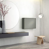 Meubles ROS Bureau Mural Rabattable - 54x78,4x16,5 cm - Blanc