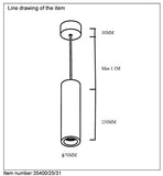 Lucide GIPSY - Suspension - Ø 7 cm - GU10 - Blanc