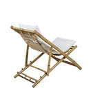 BigBuy Home Chaise Longue en Bambou (136 x 59 x 63 cm) Taille Unique