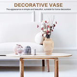 Ticarus Vase Decoratif Vase en Bois Massif pour Décoration de Table de Salon - Vase pour Pampa Fleurs en Bouteille - Ornement de la Maison