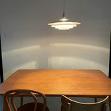 PH Suspension Salle à Manger Blanc Lampe De Salle à Manger Moderne Lampe Suspendue Table à Manger, Lampe Suspendue Nordique Pour Chambre Salon îLot De Cuisine, Aluminium, Douille E27, Ø38 cm