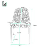 KAYELLES Lot 4 chaises Cuisine Design Moderne - Chaise Salle a Manger IKO (Blanc, 4)