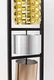 Kare design - Lampadaire 5 abats-jour cuivre et doré PARRECHI GLAMOUR