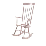 Paris Prix - Chaise à Bascule en Bois Rocky 124cm Rose