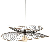 Suspension "Alara" noire - métal filaire D70 cm - Atmosphera créateur d'intérieur