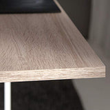 Papillon, Table Pliante avec 2 Abattants, en Panneaux de Particules Melaminés, Chêne Naturel 103/67/28x76x73,4 (LxPxA)
