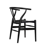 Tomile Chaise de Salle à Manger en rotin en Forme de Y