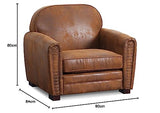 Menzzo Club Fauteuil, Tissu, Vintage, 84