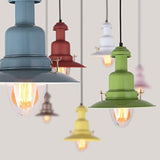 YLCJ Lustre nordique industriel rétro personnalité décorative lumières couleur personnalisée unique tête lustres de restaurant