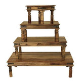 Mercers Furniture Indian Jali Table Basse, en Bois, en Palissandre Indien, 110 x 60 cm