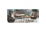 KOH DECO Fauteuil en rotin Luna