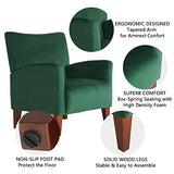 SEPNINE Fauteuil en Velours, Fauteuil en Velours de Style Vintage, Fauteuil de Salon, pour Le Salon, Le Bureau, la Chambre à Coucher