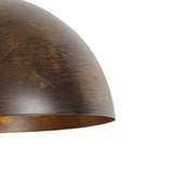 QAZQA magna licht88 - Suspension Rustique - 1 lumière - Ø 340 mm - Brun rouille - Industriel,Rustique - Éclairage intérieur - Salon I Chambre I Cuisine I Salle à manger