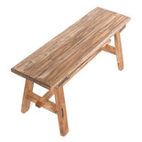 DESIGN DELIGHTS Anzio 90 Banc en Bois recyclé Pliable 90 x 39 x 26 cm