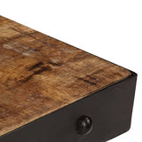 BaraSh Table Basse avec roulettes Bois de manguier Massif 100x60x26 cm,Table Basse,Table Basse Salon,Tables Basses De Salon,